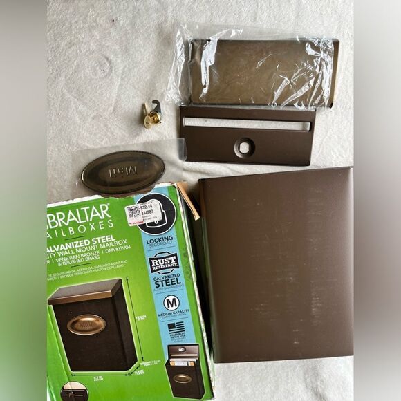 Galvanized Metal Mailbox - Picture 2 of 3